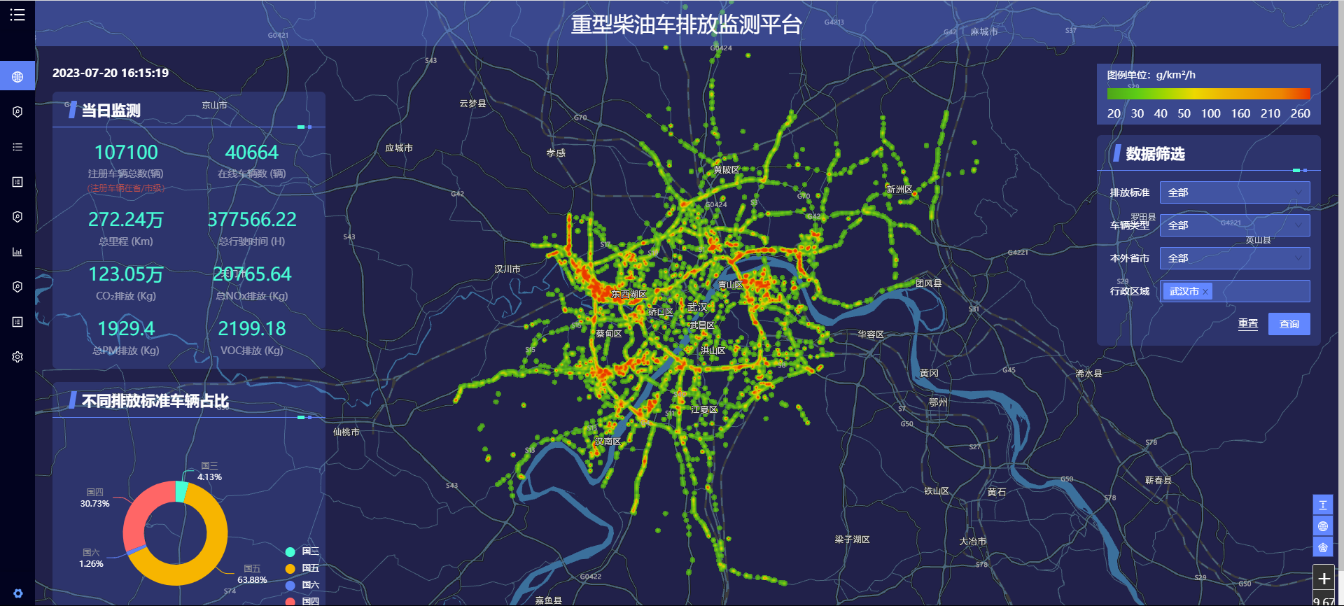 中安科技中标 “武汉市重型柴油营运货车动态监控及数据分析技术服务”项目（2023-7-19）